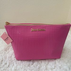 Juicy Couture Pink Pyramid Cosmetics Bag